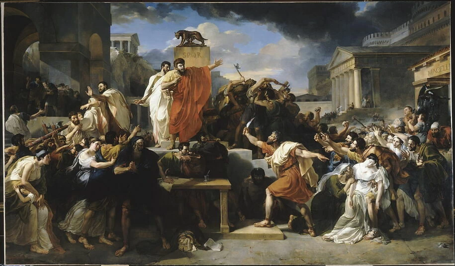 La morte di Virginia - Museo del Louvre, Parigi